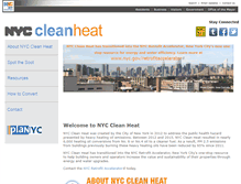 Tablet Screenshot of nyccleanheat.org